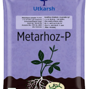 Utkarsh Metarhizium Anisopliae 1% W.P. 1 x 10^8 CFU/gm min. for Plants, Crops and Home Gardening - Metarhoz-P (1 Kg; Pack of 1)